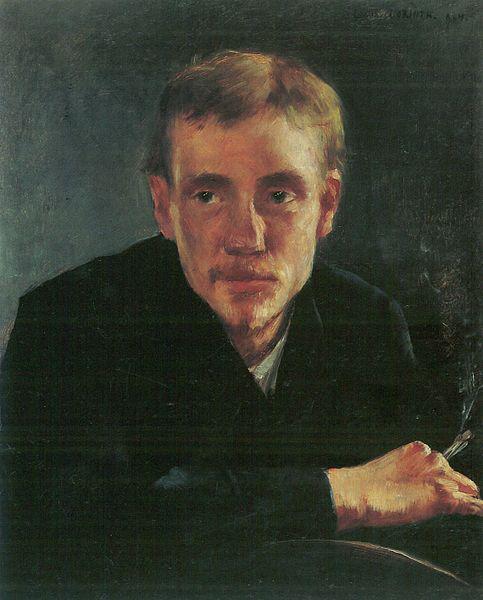 Lovis Corinth Portrat des Malers Eugene Gorge oil painting picture